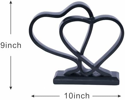 Romantic Heart Sculpture for Home Decor