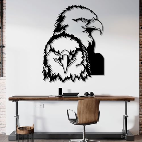 Metal Eagle Wall Decor - Patriotic Art Display