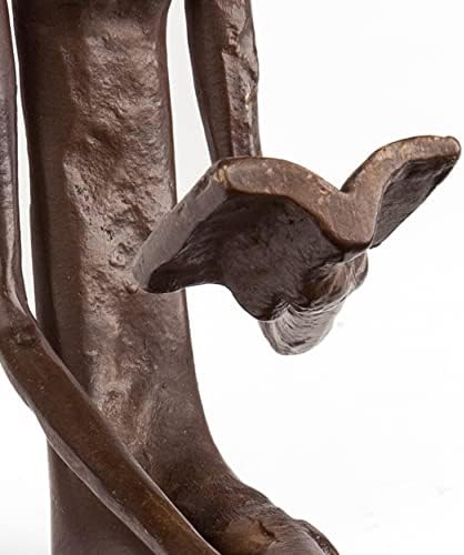 Danya B ZD8354 Bronze Sculpture of Woman Reading Book