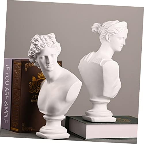 David Head Resin Statue 19x14x31cm Modern Decor