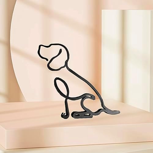 YrhSport Minimalist Dog Wall Sculpture