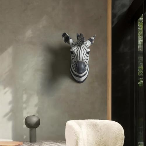 GDSPD 106 Inch Resin Zebra Wall Sculpture