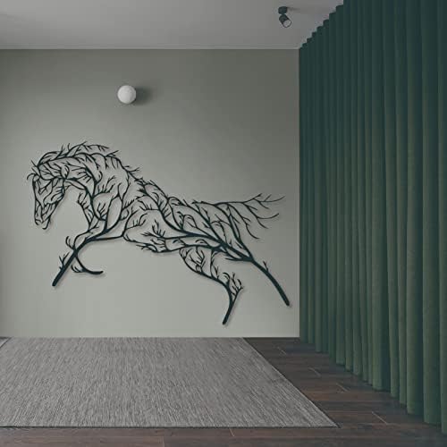 UGJSH Metal Horse Wall Decor 39 x 21