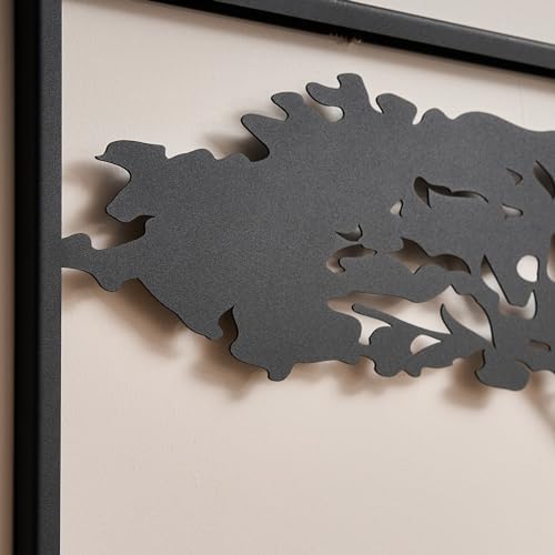 NEODECO Tree Triple Metal Wall Art Sculpture