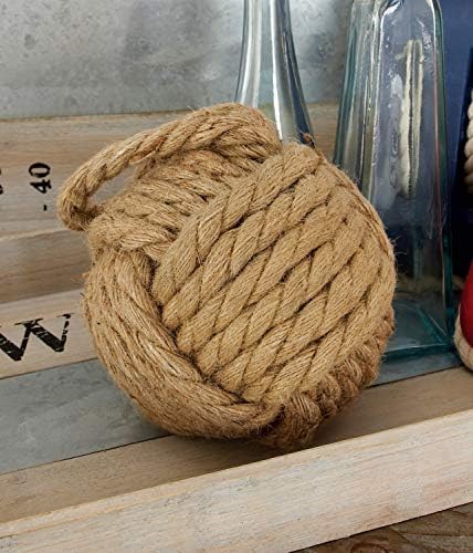 Deco 79 Jute Rope Knot Decorative Sculptures Set of 2