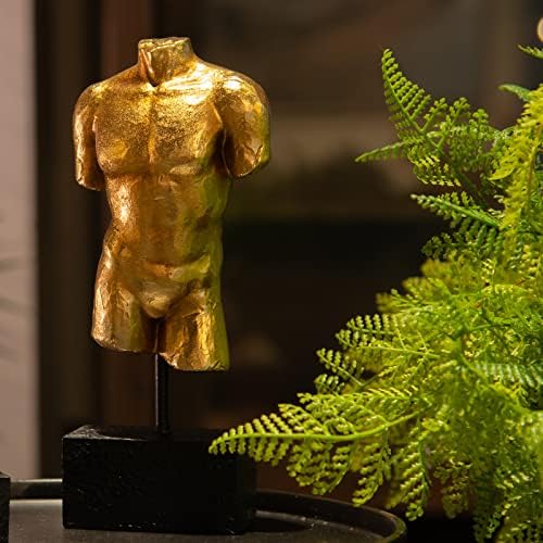Guichifun Modern Gold Resin Male Statue Home Decor