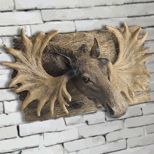 NUOYI PIEIN Moose Head Wall Decor 126 Inch Statue