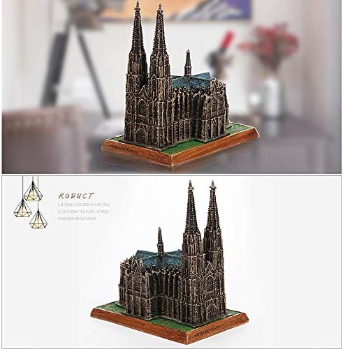 Cologne Cathedral Resin Statue Miniature Home Decor