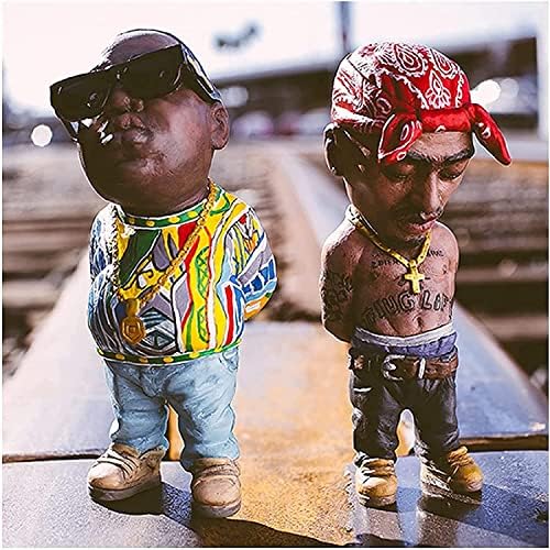 Hip Hop Resin Sculptures - 5PCS Rap Star Decor