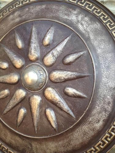 SPRIZE Metal Greek Shield Wall Decor