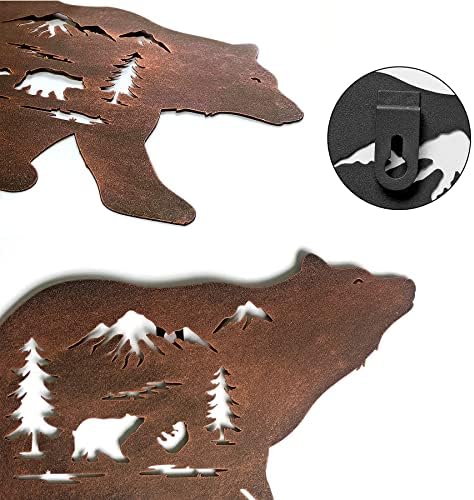 WAIU Wall Hanging Forest Bear Decoration Set of 3
