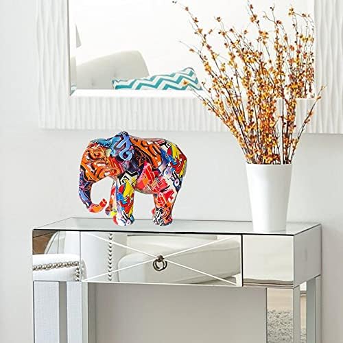 ImprovingLife Elephant Asian Multicolor Sculpture