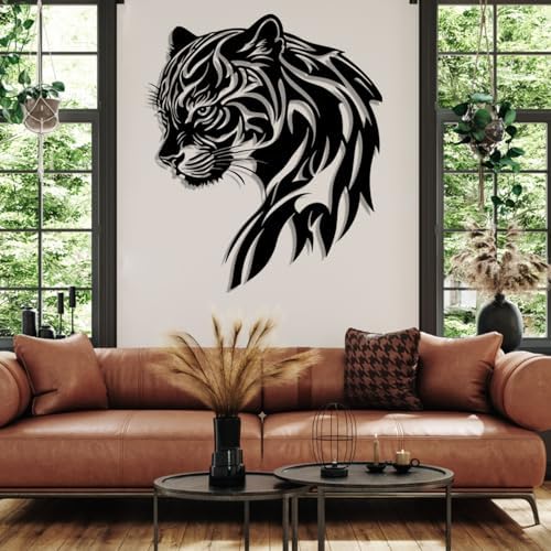 Cheetah Metal Wall Art Sculpture 19x16 Inches