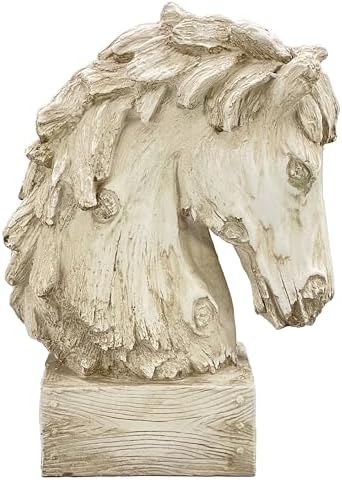 Galt International 18 Inch Horsehead Resin Statue