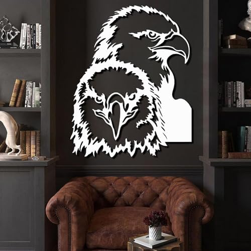 Metal Eagle Wall Decor - Patriotic Art Display