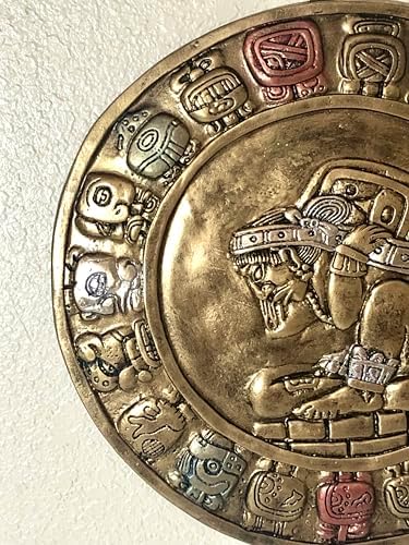 Mayan Calendar Wall Decor with Antique Bronze Finish