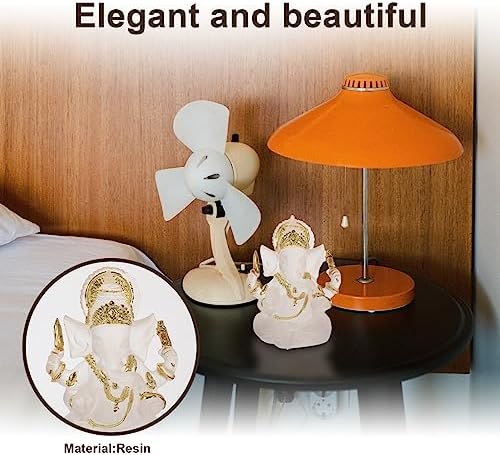 Happyyami Elephant Head God Statue Home Decor