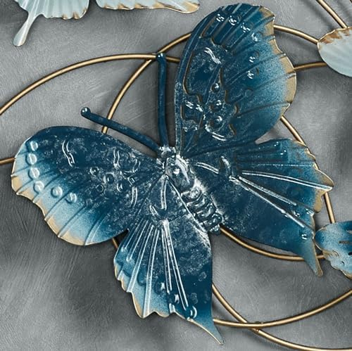 Touch of Class Butterfly Journey Blue Wall Art Sculpture 1