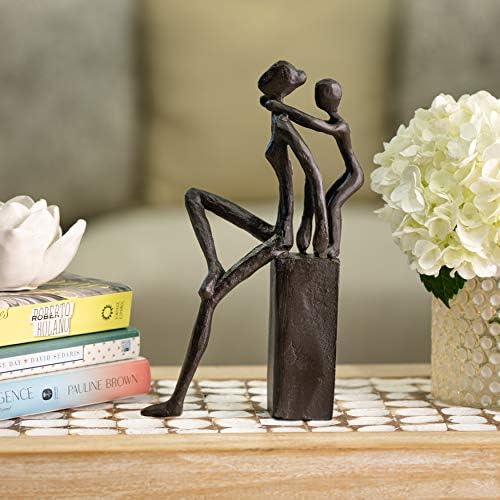 Danya B Mother and Child Cast Iron Sculpture