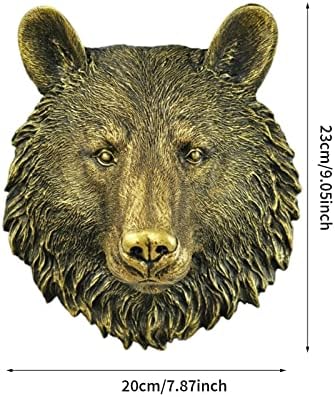 Animal Head Wall Decor Resin Lion Bear Wall Sculptures