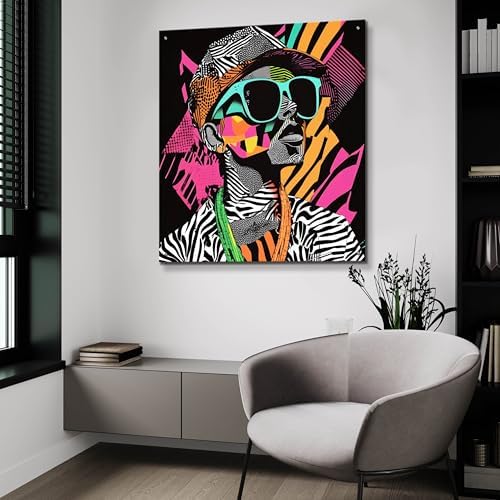 Epic Art Neon Night Acrylic Wall Art 36x36