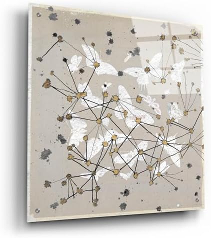 Epic Art 19th Century Butterfly Constellations 1 Wall Art 24x24