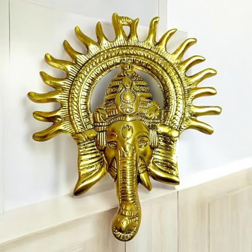 Sawcart Ganesh Wall Hanging Decor for Home Office