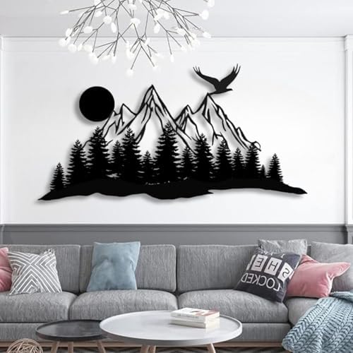 Metal Eagle Wall Decor 24x19in