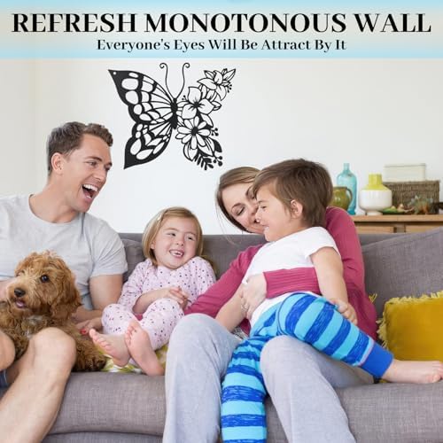 Geavo Metal Butterfly Wall Art Decor 125x106 Inch