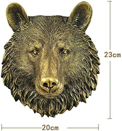 MagiDeal Wall Mounted Bear Sculpture Rustic Farmhouse Decor
