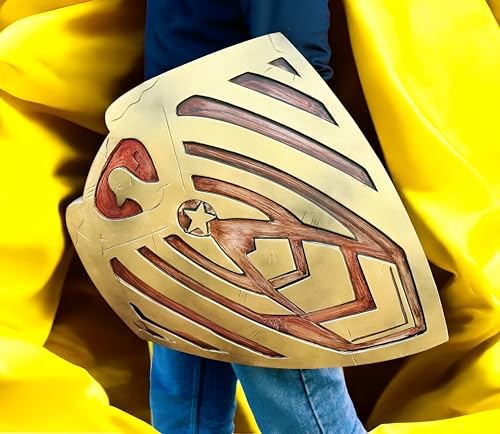 Premium Gold Alloy Star Eagle Shield Wall Art