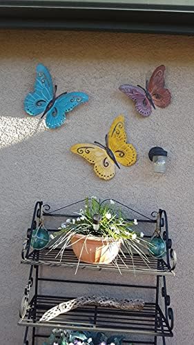 Superdream 3D Metal Butterfly Wall Art Trio