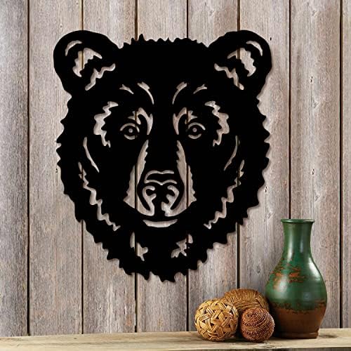Hokfirm Metal Bear Head Wall Decorations