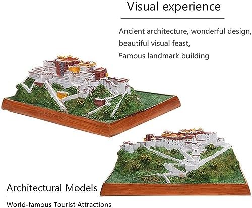 NUNETH Potala Palace Resin Sculpture Statue White