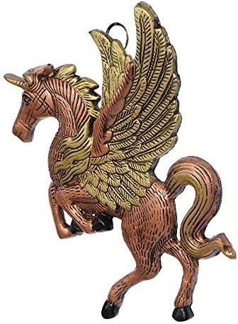 eCraftIndia Decorative Flying Horse Wall Hanging Showpiece