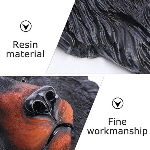 BESPORTBLE Bear Head Wall Decor Wall Statue Sculpture