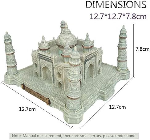 Taj Mahal Miniature Resin Statue Home Decor