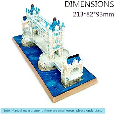 Tower Bridge Resin Statue - Elegant Home Decor Sculpture