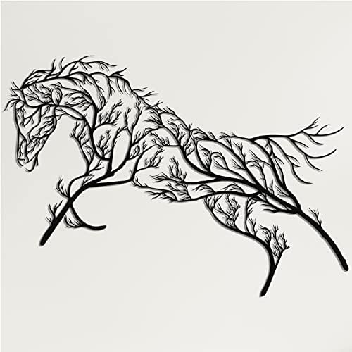 DEKADRON Metal Horse Wall Art Decor