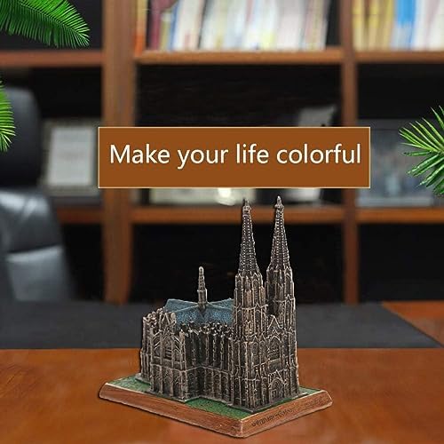NUNETH Cologne Cathedral Resin Statue Brown