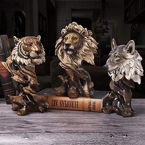 FUNSXBUG 108 Inch Resin Tiger Statue Collectible Decoration