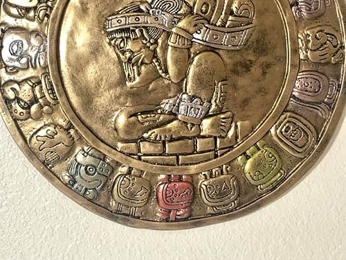 Mayan Calendar Wall Decor with Antique Bronze Finish