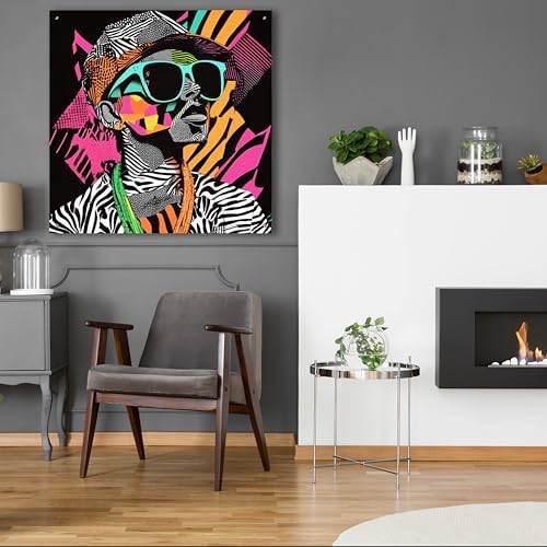 Epic Art Neon Night Acrylic Wall Art 36x36
