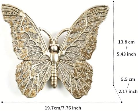 Semeid Gold Butterfly Wall Sculpture