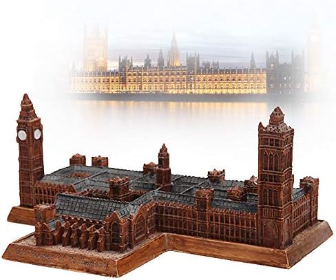 Miniature Palace of Westminster Resin Statue Desk Decoration