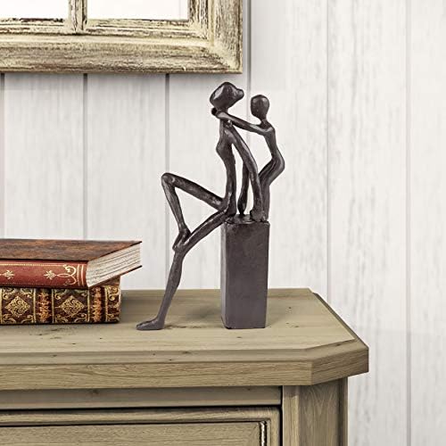 Danya B Mother and Child Cast Iron Sculpture