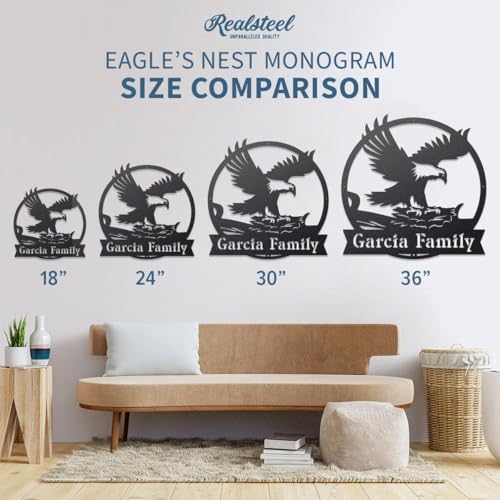 RealSteel Eagles Nest Monogram - 18 Black