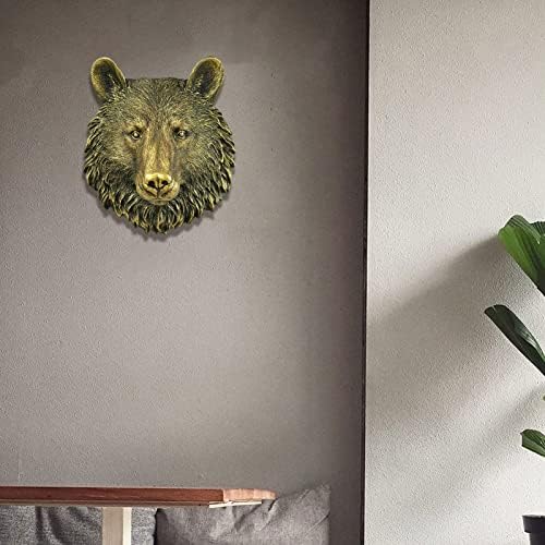 Animal Head Wall Decor Resin Lion Bear Wall Sculptures