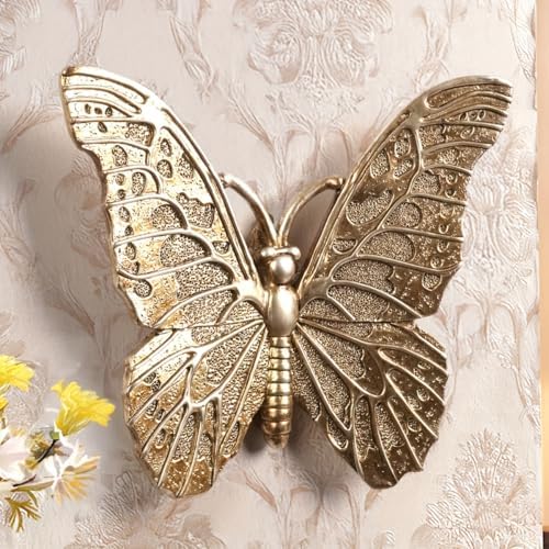 Semeid Gold Butterfly Wall Sculpture