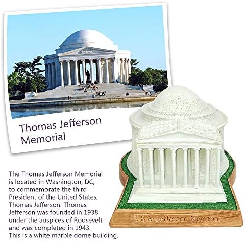 Thomas Jefferson Memorial Resin Statue for Home Decor